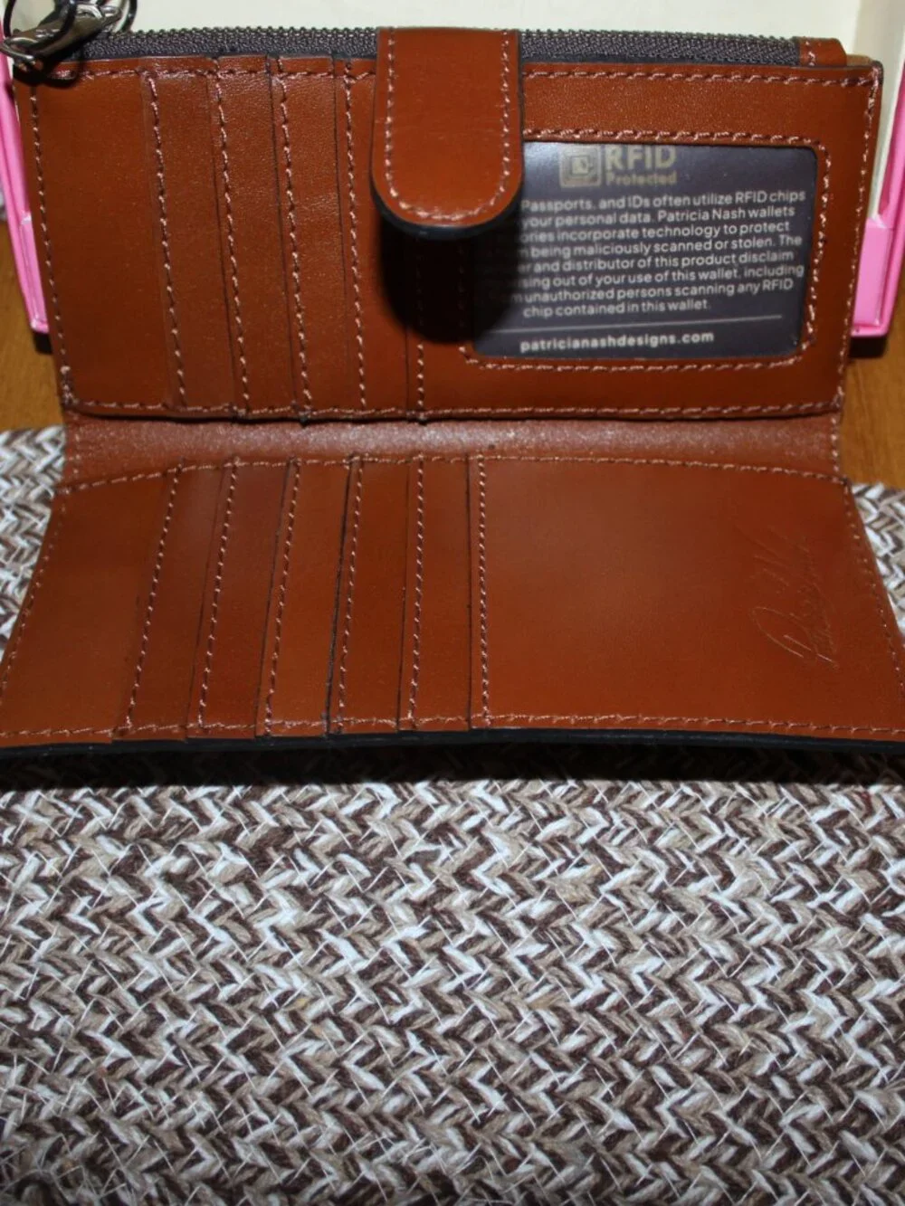 NWT Patricia Nash Watercolor Bifold wallet and Coin Purse STUNNIG SET!!